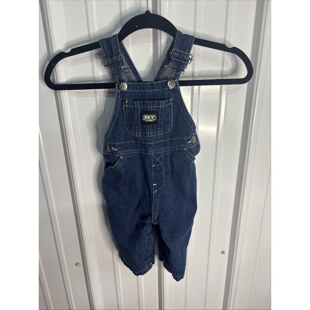 KEY Infant Size 9 Mo Overalls